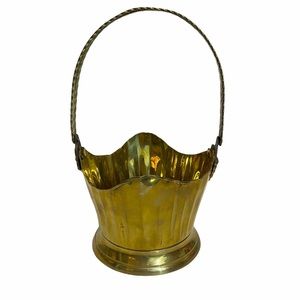 Brass Basket with Handle